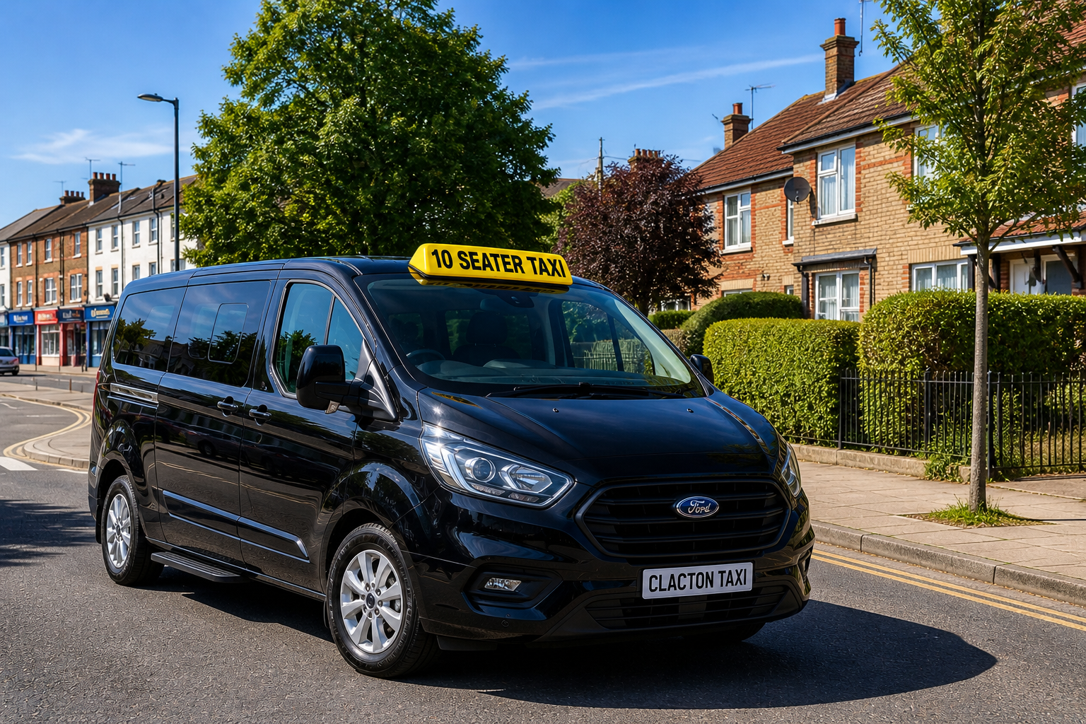 Clacton Taxi 9 seater vehicle